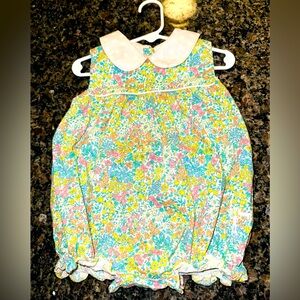 Anna O Lane 18m Flowered Bubble VGUC